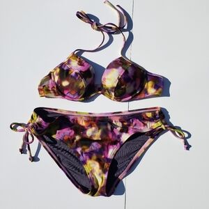 Victoria’s Secret Swim Floral Bikini Size M & 36A